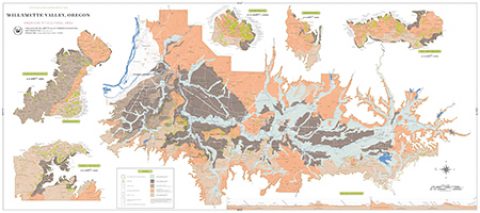Bells Up is on the map… the official Willamette Valley Vineyard map.